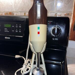 Vintage Immersion Blender/Stick Wand Drink Mixer w/Stand No Cup